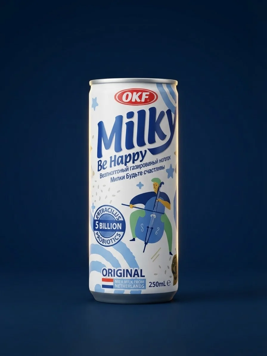 نوشیدنی پروبیوتیک OKF Milky